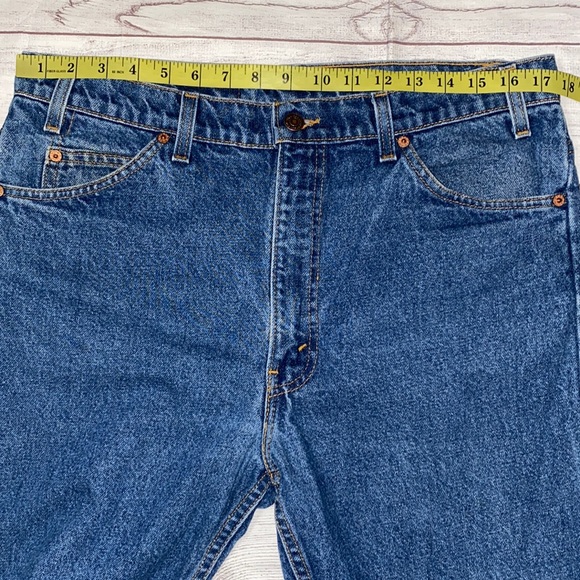 VINTAGE Levi’s 505 Dark Wash Orange Tab 1995 - Picture 15 of 16